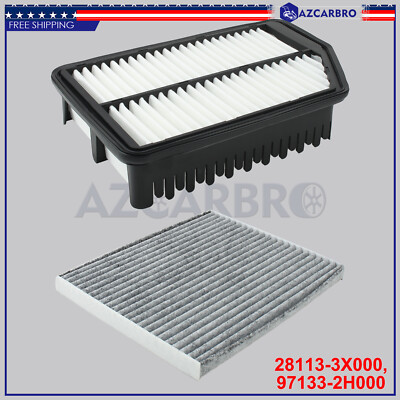 Engine & Cabin Air Filter New For Kia 2014-2018 Forte 2014-2017 Rondo Forte Koup