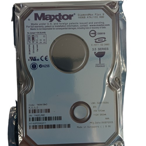 Maxtor Ultra Series Hard Drive 160GB 7200RPM (fc114-TOP/b1424) - Picture 12 of 14