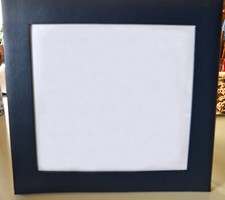 Pioneer Frame Memory Scrapbook 12x12 Bonded Leather Navy 20 Top Loading Pages