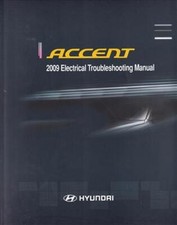 2009 Hyundai Accent Electrical Troubleshooting Manual Wiring Diagram Book