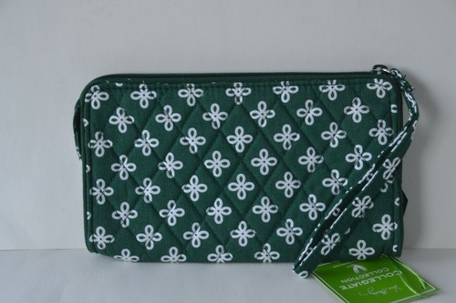 Bracciale Vera Bradley nuovo con etichette zip anteriore Collegiate Nebraska Oregon Baylor UNC $50 - Foto 6 di 13
