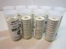 ZipTape TLC 8" Cloth Wire Marking Tape Numbers 80-89 F/"DTL" Dispenser