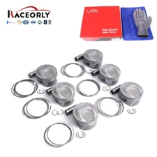 RACEORLY 6*Pistons Rings For Porsche Panamera 970 3.6L NA 4620 4640 2010-2013