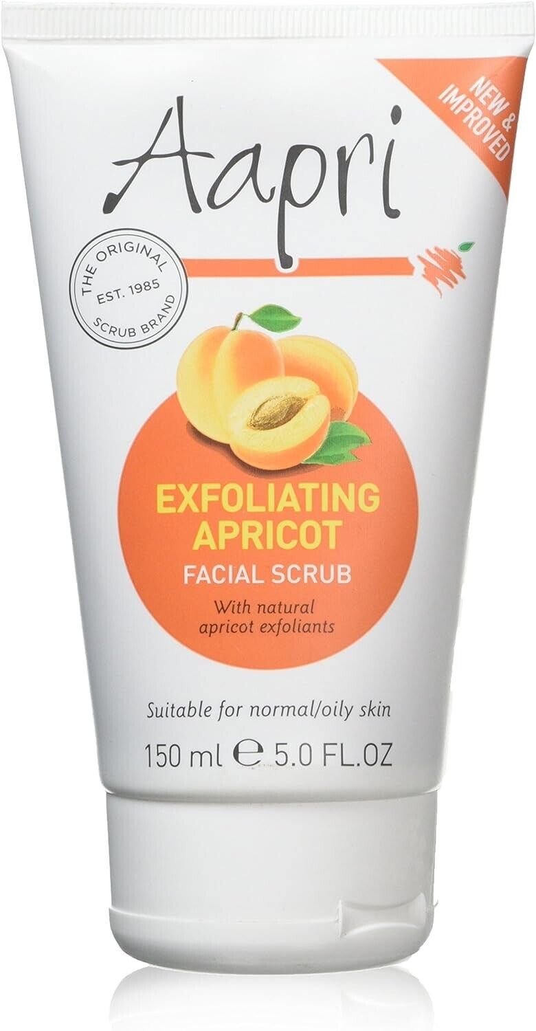 Aapri Exfoliating Apricot Face Facial Scrub Cream 150ml (Pack of 1)