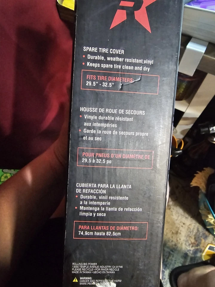 Cubierta de neumático de repuesto totalmente nueva en caja RBP-TC3 Foto 2 de 4