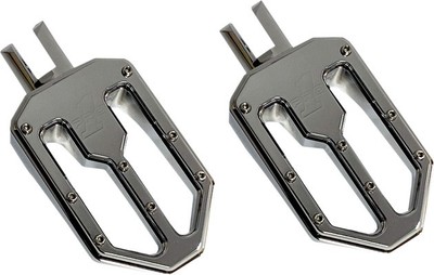 Pro-One Moto V2 Pro Peg Female Mount Driver Footpegs Chrome Harley M8 Softail