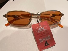 Vintage Adult Gold Frame Any Weather Driving Sunglasses Late 90's/2000 NEW DMB