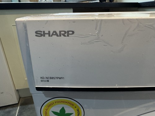 Sharp KD-NCB8S7PW91-EN Condenser Tumble Dryer, 8kg, White, B Rated-brand new - Picture 6 of 7