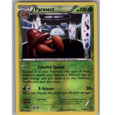 Parasect Reverse Holo Rare Generations 7/83 NM