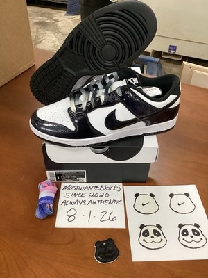 DS 2024 Nike Dunk Low SE Panda Patent Leather Men Sz 11.5