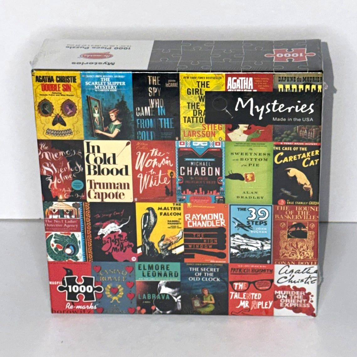 Re-marks Mysteries 1000 Pc Jigsaw Puzzle Mystery Book Covers Agatha Christie NEW