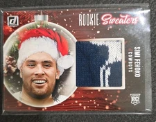 2021 Donruss Simi Fehoko Rookie Holiday Sweater 2 Colors RC #RS-SFE Cowboys