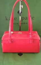 Kate Spade KP269 Billie Shiny Patent Leather Shoulder Bag Handbag KS Bright Red