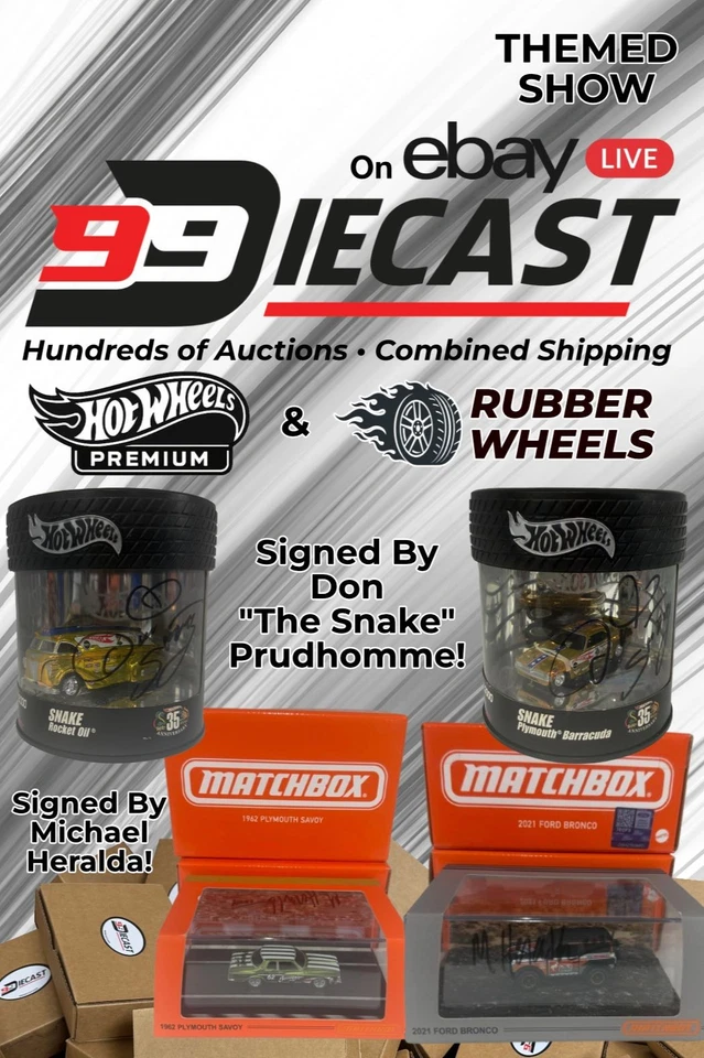 99Diecast - 🛞🔥 Theme Show - Hot Wheels Premium & Rubber Wheels! 06/11