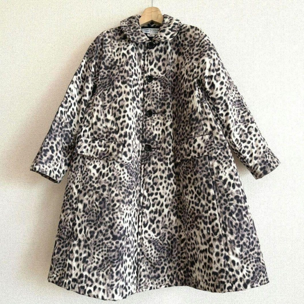 Comme des Garcons Comcom Leopard Print Round Coll… - image 1