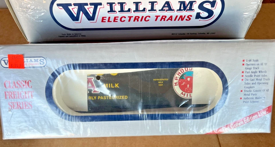 Williams O Gauge Reefer Car Hoods Grade A Milk #3281 - Image 2 of 3