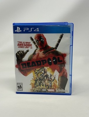 Deadpool PS4 PlayStation 4 Complete CIB Pristine Disc Tested Ships Fast Marvel