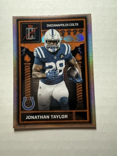 2025 Topps Signature Jonathan Taylor Base (RAW)