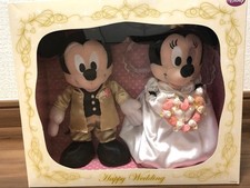 Disney Mickey and Minnie Mouse Wedding Plush Dolls - Welcome Dolls