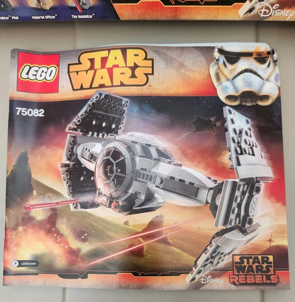 LEGO Star Wars: TIE Advanced Prototype (75082) Set, Figures, Manual & Box  - Image 3 of 4