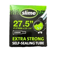 Slime Extra Strong Sporting Goods Bicycle Tube, 27.5 x 2.0-2.40 Schrader NEW