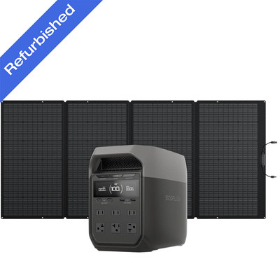 EcoFlow DELTA 3 1800W LiFePO4 Portable Power Station 1024Wh+400W SP Refurbished