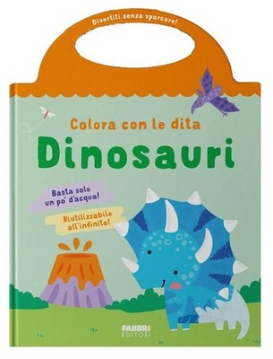 COLORA CON LE DITA. DINOSAURI
