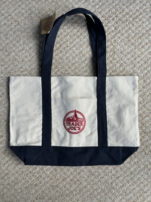 Trader Joe's Canvas Eco Tote Bag - aus USA - brandneu mit Etikett