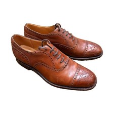 Church  s Diplomat Custom Grade Brown Leather Brogue Oxford Mens 10 F England