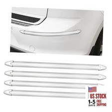 4 PCS Car Bumper Protector Strip, Anti-Scratch Front and Rear Bumper Corner
