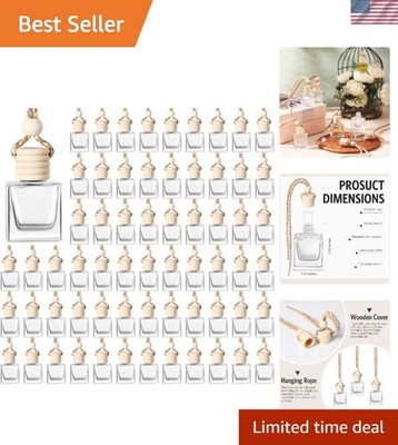 Portable Car Fragrance Holder - 100 Customizable Oil Diffusers for Any Space