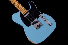 Fender Custom Shop 1952 Telecaster Relic Daphne Blue Used 2021 Tracking
