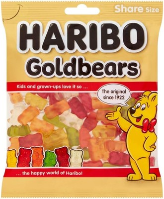 Haribo Gold Bears Sweets Bag, 175g
