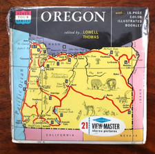 VIEW-MASTER OREGON, THE BEAVER STATE, STATE TOUR SERIES A245 3 REEL SET SEALED