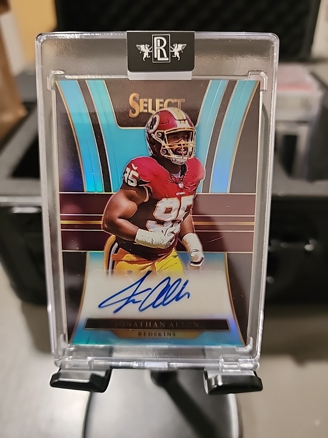 Jonathan Allen Panini Select Rookie Signatures Prizm #RSAL Light Blue