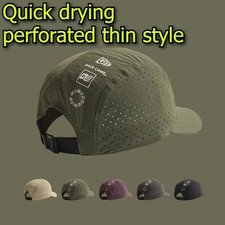 Quick-Dry Mesh Baseball Cap Short Brim UV Sun Hat Breathable Outdoor