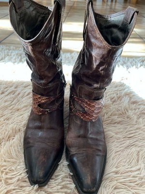 Damen Stiefeletten Vero Cuoio Gr.38 Braun sehr schön