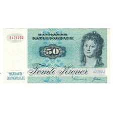 [#177152] Geldschein, Dänemark, 50 Kroner, 1972, KM:50a, SS