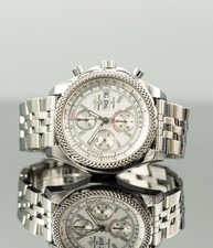 Breitling Bentley GT Chronograph 45MM Silver Dial A1336212/A575 Box and Papers