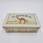 Vintage Camel Empty Cigarette Tin | Joe Camel Desert | Large Hinged Hong Kong NM