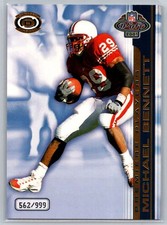 2001 Pacific Dynagon #3 Michael Bennett Premiere Players 562/999