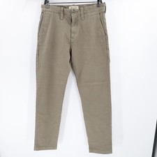 Madewell Pants Mens 31x29 green Chino Stretch Athletic Slim Coolmax All Season
