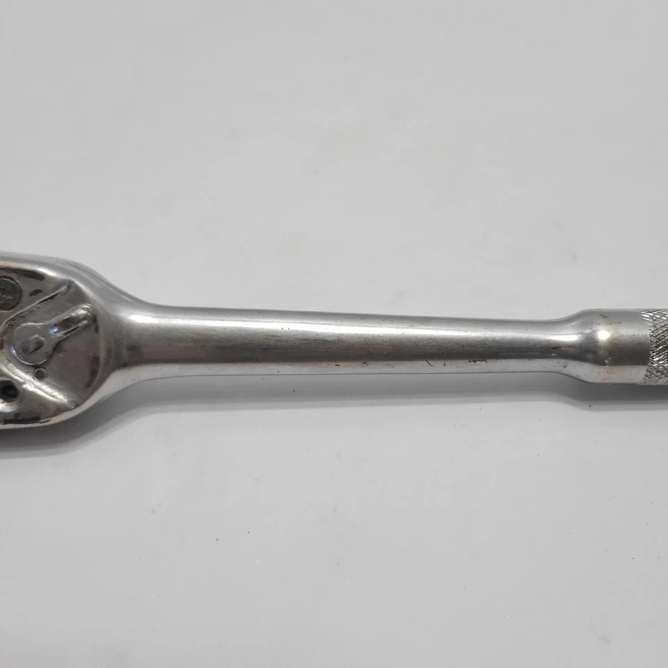 Wizard Tools H2831 Pear Head 1/2" Drive Knurled Handle Ratchet USA Vintage Foto 3 de 4