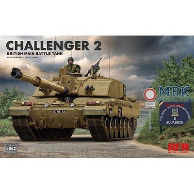 RYE FIELD MODEL RFM5062 Challenger 2 w/ workable track links