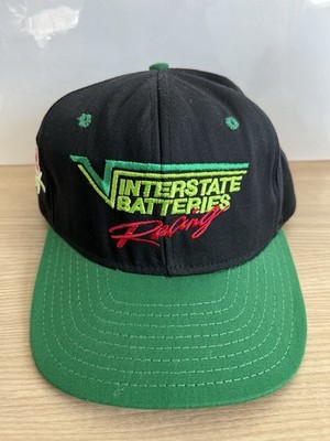 Vintage Bobby Labonte Interstate Batteries Racing Snapback Hat NASCAR USA 90s