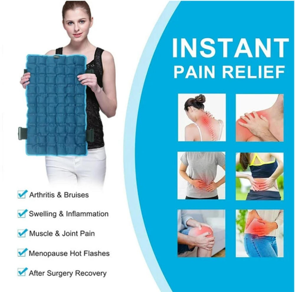 Large Ice Pack Wrap for Hip, Knee, Shoulder, Back Pain Relief Reusable Gel Cold