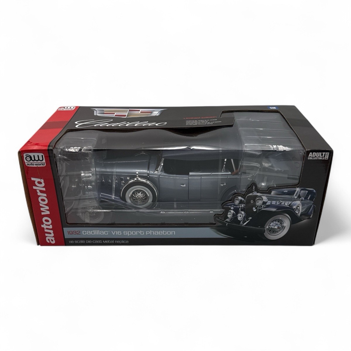 ミニカー 1/18 1932 Cadillac V16 Sport Phaeton Auto World Diecast 1/18 Cadillac 1932 V16 Sport Phaeton New