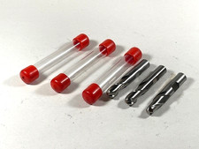 3/8" 2 Flute Ball End Mill cobalt center cutting 3 pc set