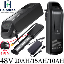 48V eBike Battery 20AH/15AH/10AH Lithium Battery For Electric Bike 0-1800W Motor