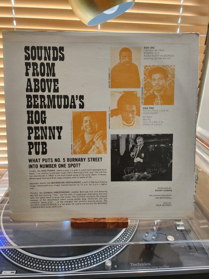 The Warren Experience, Sounds From Above Bermudas Hog Penny Pub, 1st Press, Rare Foto 2 de 4
